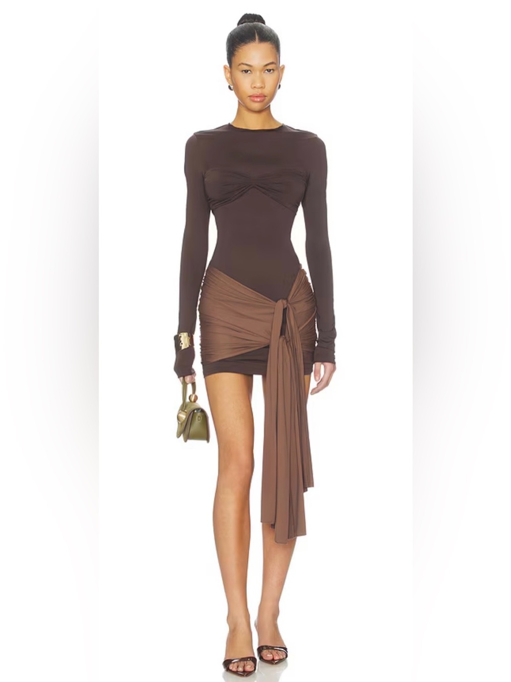 LIONESS | MIDNIGHT MINI DRESS | CHOCOLATE | 1C